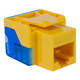 CAT5e RJ45 Keystone Jack for EZ® Style - Yellow, Single IC1078E5YL CAT5e RJ45 Keystone Jack for EZ® Style - Yellow, Single IC1078E5YL